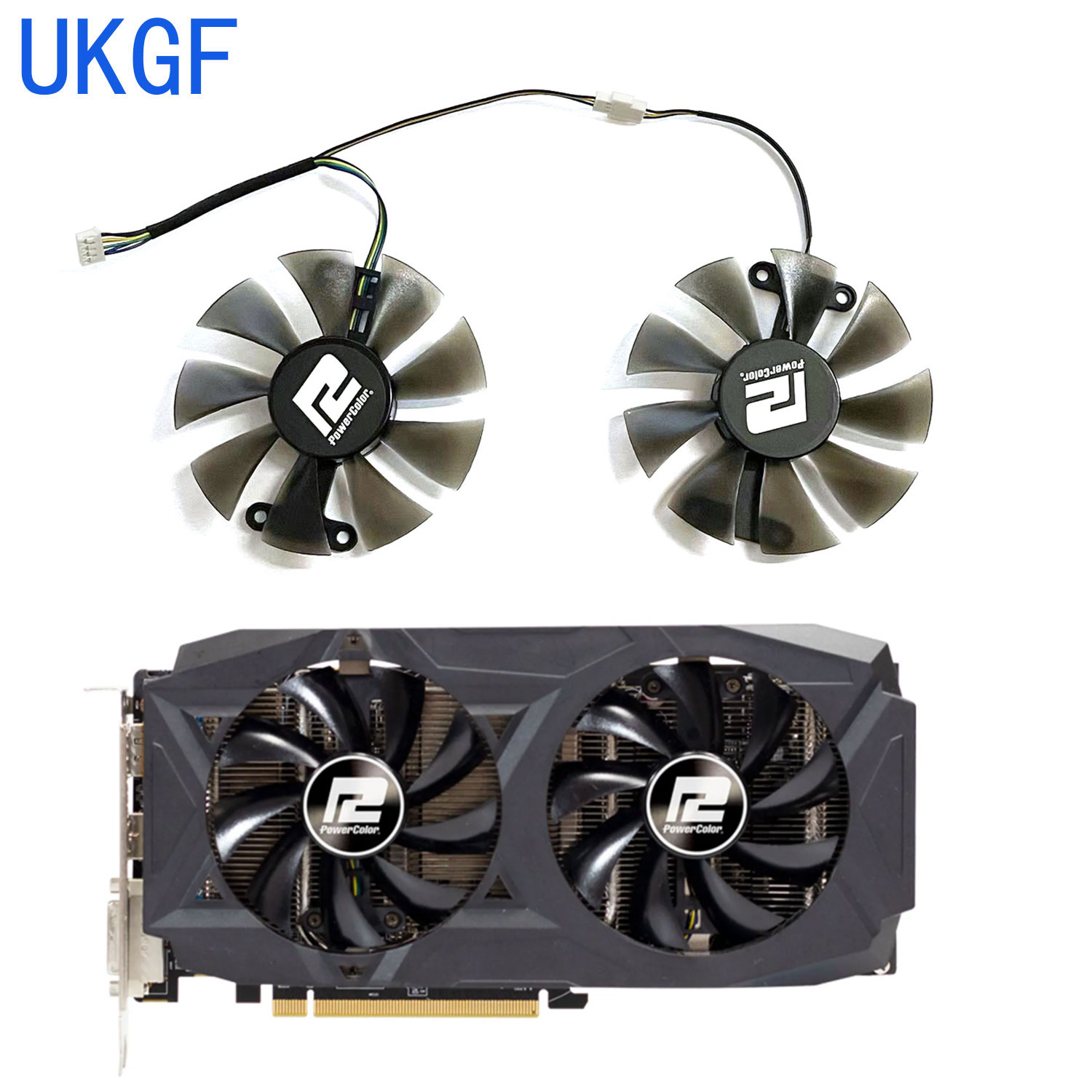 New DIY Replacement Fan 85MM 4 - Rx 580 8Gb 2048Sp Gpu ulasan dan harga