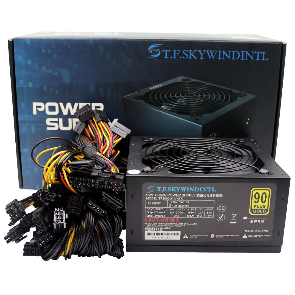 T.F.SKYWINDINL 2000W ATX PC Po - 2000W Atx Mining Power Supply ulasan dan harga